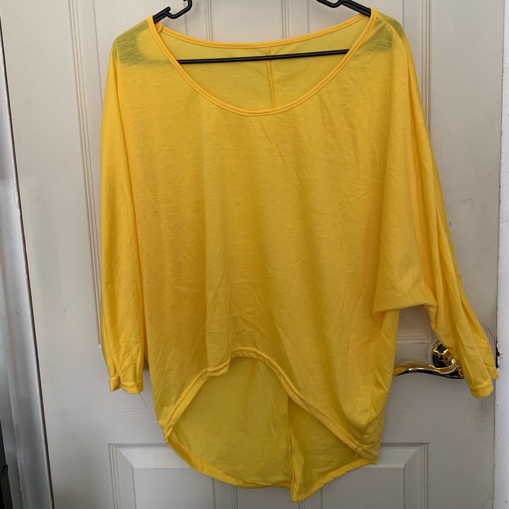 Yellow high-Low Top